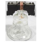 Liberty Bell Glass Bottle - 8" tall