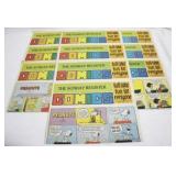 10 pc. Lot of Sunday Comics Newspapers