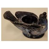 Slag glass chicken salt dip