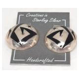 Creations in Sterling Silver Clip-On Earrings