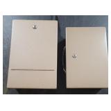 2 Heavy storage boxes, no keys