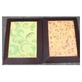 Pair of Framed Wall Art - 18" x 14"