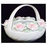 Porcelain basket - 6.5 x 8