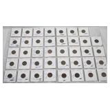 Lot of 39 U.S. Pennies (Memorial)