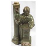 Ezra Brooks "The Iron Curtain" Bottle - 11" tall