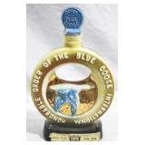 Jim Beam Order of Blue Goose Bottle - 11.5" tall