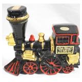 Ezra Brooks Locomotive Bottle - 9" long