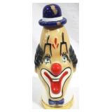 Old Mr. Boston Clown Bottle - 12" tall