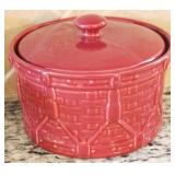 Longaberger Dish w/ Lid - 7" x 5.5"