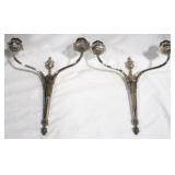 Pair of Silver Plated Candle Holders