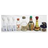8 pc. Lot of Assorted Mini Liqour Bottles