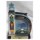 Jim Beam Alaska Centennial Bottle - 10" tall