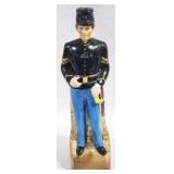 Barton Whiskey Soldier Bottle - 14" tall
