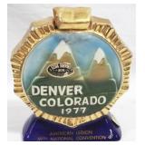 Ezra Brooks American Legion Bottle - 9" tall