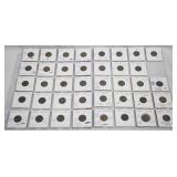 Lot of 39 U.S. Pennies (Wheat and Memorial)