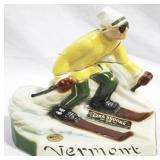 Ezra Brooks Vermont Skier Bottle - 9" tall