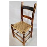 Primitive chair - 34 x 16.5 x 13