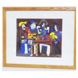 Framed T shirt, 18" x 22"