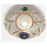 Ciner Rhinestone Brooch