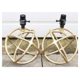 Pair of Lamps - 12" tall