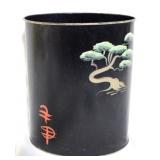 Vintage Metal Trashcan - 11 x 8 x 13.5