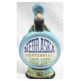 Jim Beam Nebraska Bottle - 12" tall