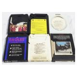 6 pc. Lot of Assorted 8-Track Tapes