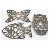 3 pc. Metal Trivets