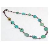 Lizpaiacios Sterling Turquoise Short Necklace