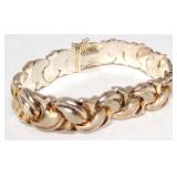 Marked "AK 925" Turkey Bracelet - 7.5" long