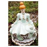 Musical Ceramic Figure - 12" tall