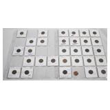Lot of 33 Assorted U.S. Pennies (Memorial)