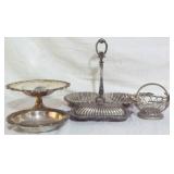Group lot of silver plate