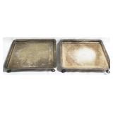 Pair of Silver Plated Trays
