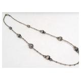 Sterling Necklace (Marked "AW") - 27" long