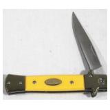 Yellow Duck Cutlery Folding Knife - 9" long