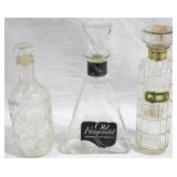 3 pc. Lot of Assorted Liqour Bottles
