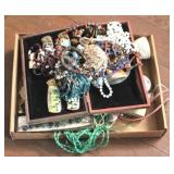 Assorted costurme jewelry