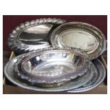 Tray Lot of of Assorted Silver Plated Items
