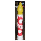 Vintage candle blow mold, 40"