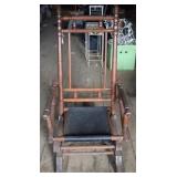 Victorian platform rocker, no back