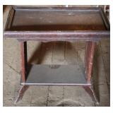 Vintage mahogany table, 24 x 14 x 22