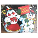 Mr. & Mrs Frosty Wood Signs - 22 x 38