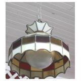 Stained glass light fixture