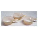 3 Fire King Pyrex Dishes - 7 x 5