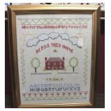 Framed Needlework - 19 x 23