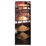 Corner what not shelf, 29 x 15