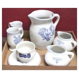 Tray lot of Pfaltzgraff Yorktowne China Dinnerware