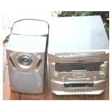 Emerson 6 CD changer/radio/cassette player