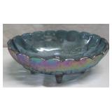 Carnival glass bowl
